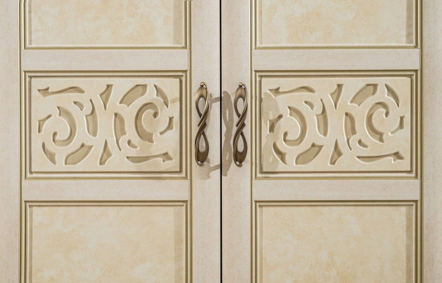 Шкаф Александрия кожа Ленто