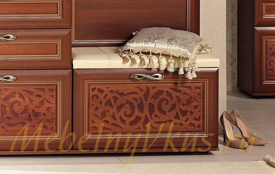 Вешалка комбинированная с зеркалом Александрия ЛД 125.110