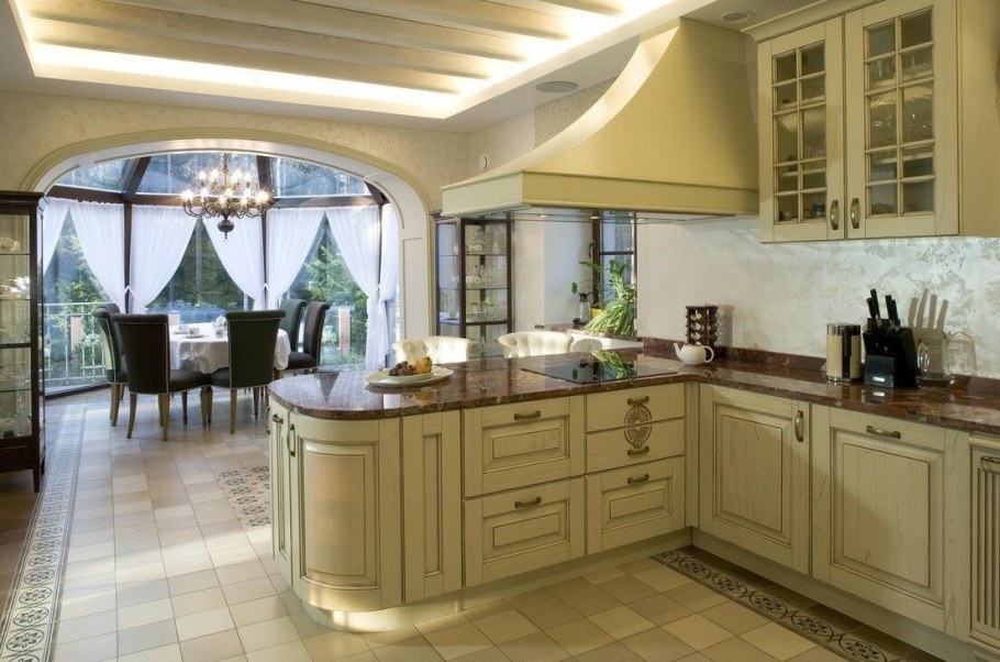 Красивый интерьер кухни