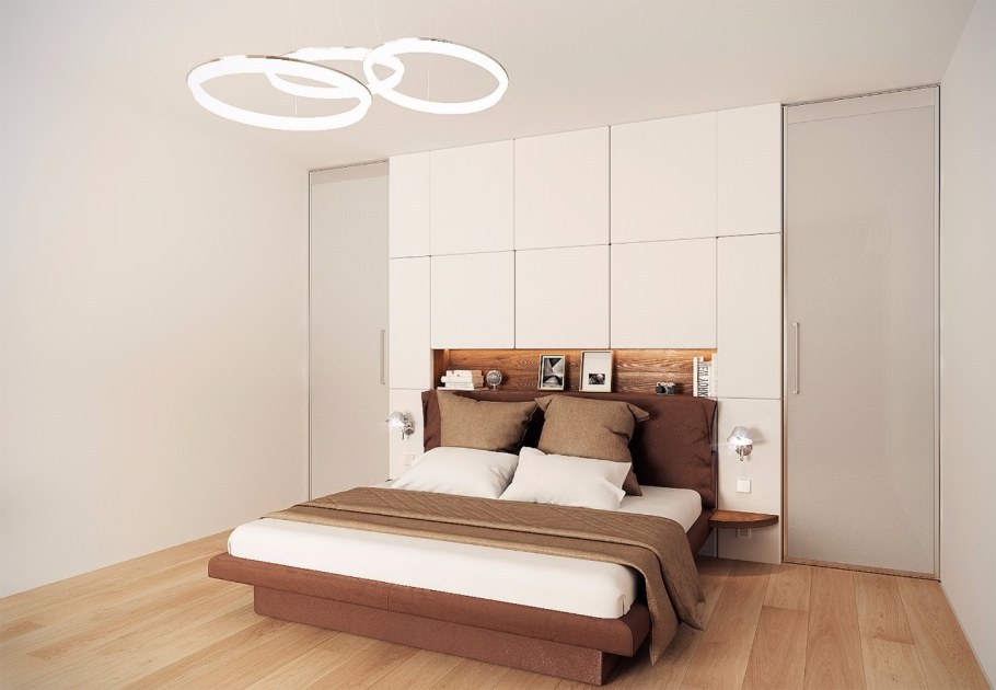 Гардероб за кроватью