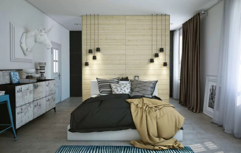 Гардероб за кроватью