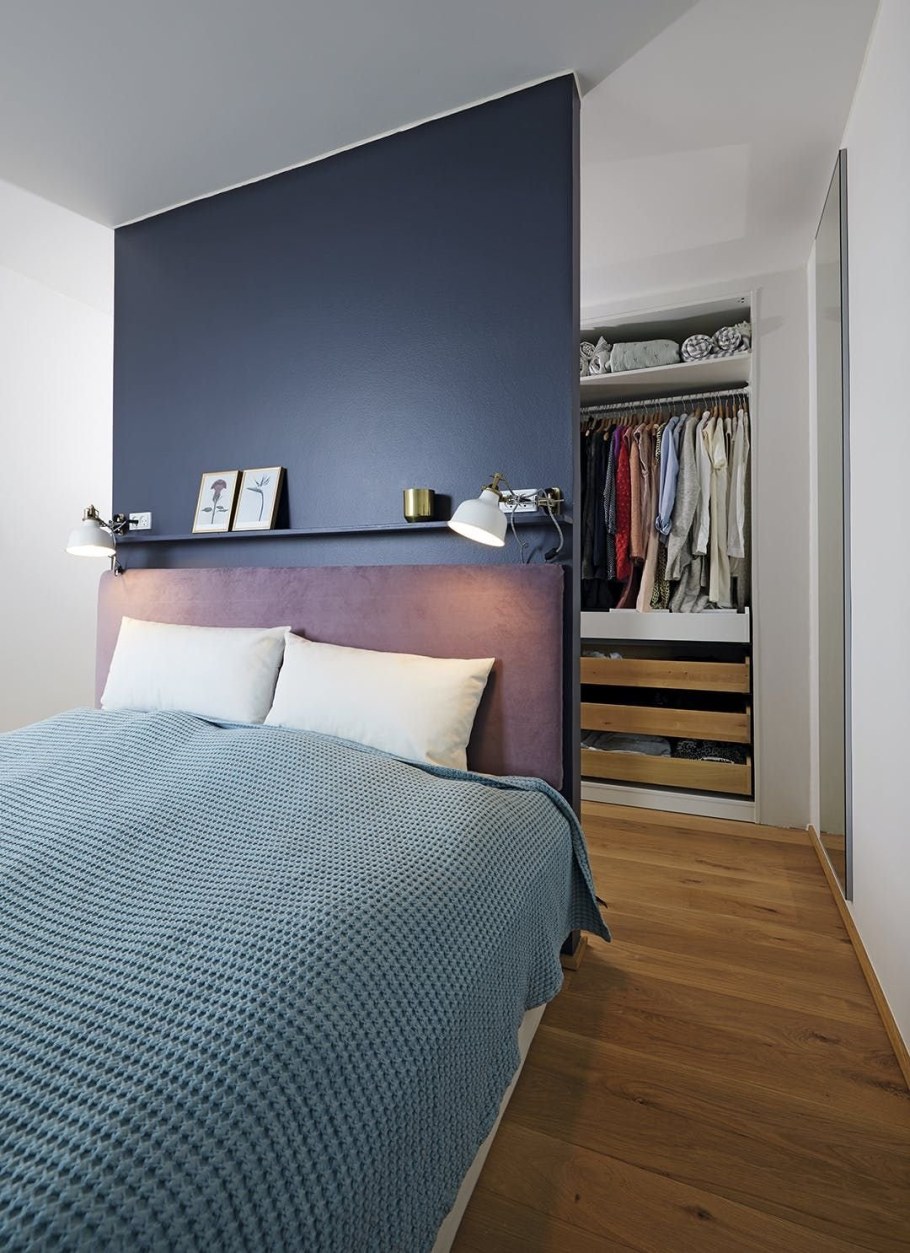 Спальня с гардеробной