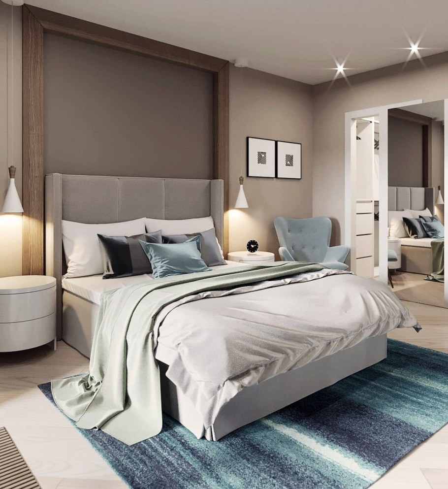 Спальня с гардеробной