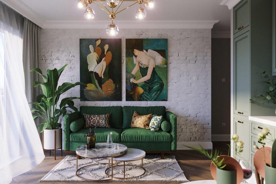 Современная живопись в интерьере