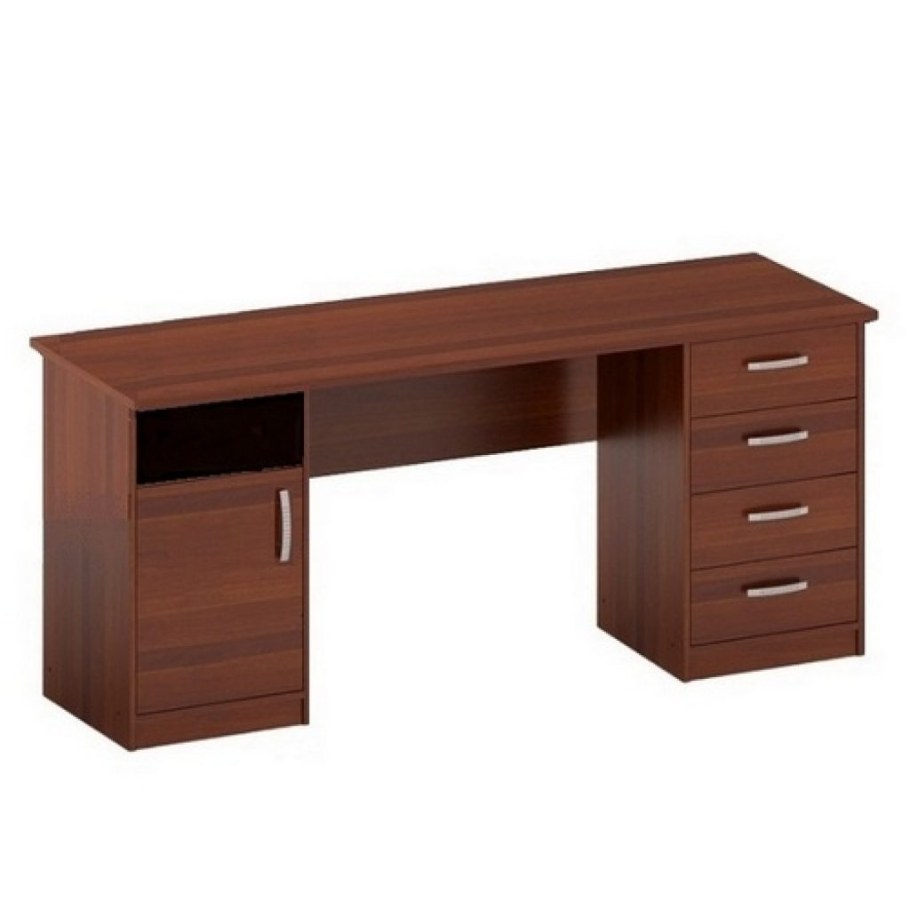 Стол двухтумбовый Олимп венге