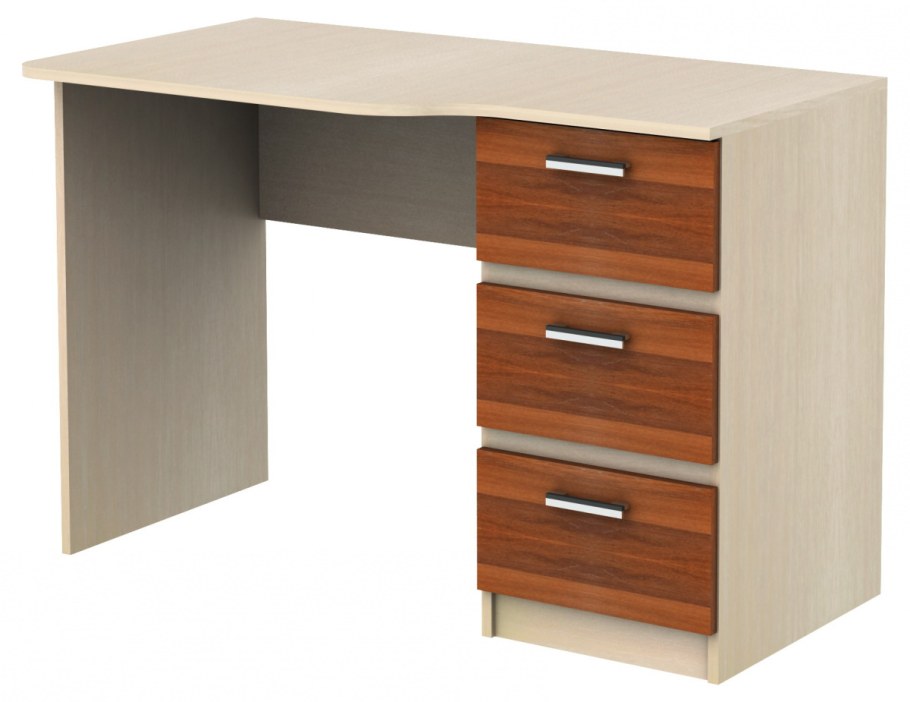 Стол письменный (1100) ясень/светлый/темный Диал