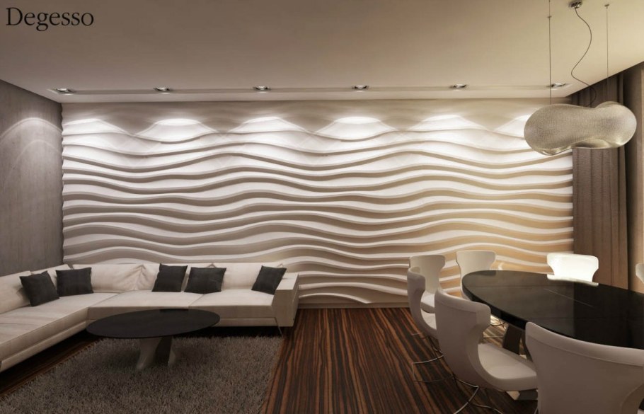 Гипсовая 3d панель "Duna"