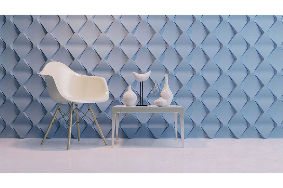 Гипсовая 3d панель "Stahl"