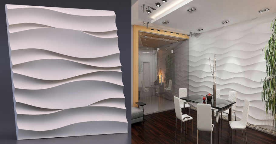 3d панели гипсовые Lotos