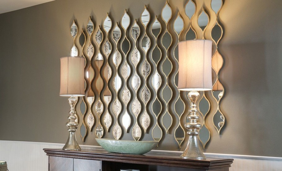 Зеркальный декор для стен