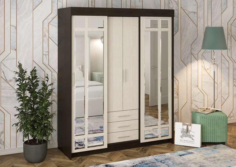 Шкаф купе Фортуна интерьер центр