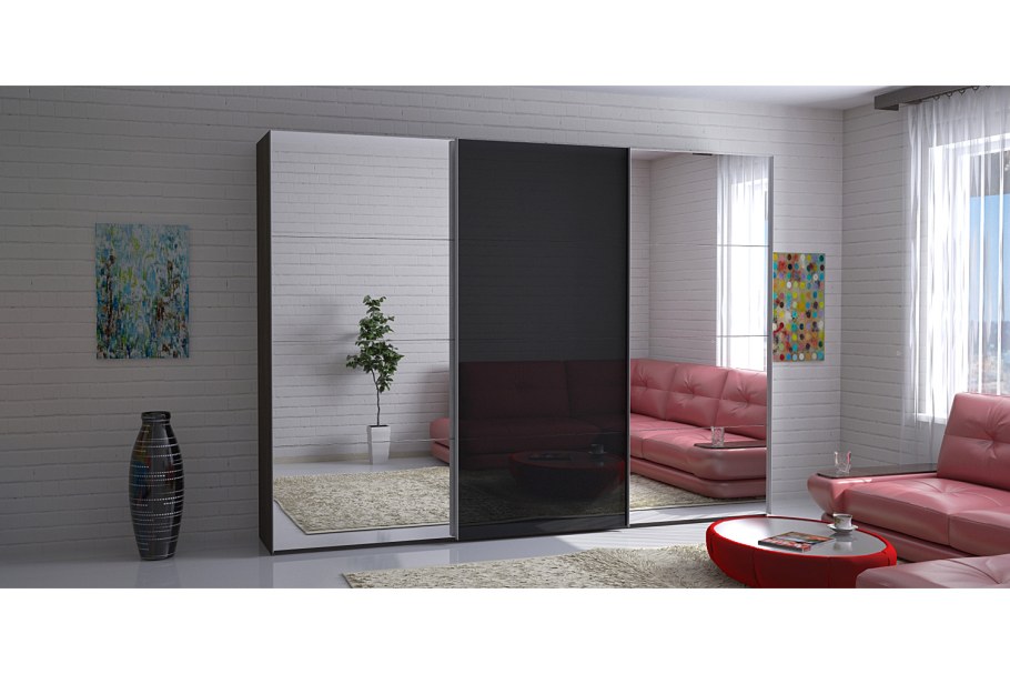 Шкаф е1 Эста Малли с зеркало