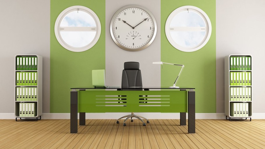 Сочетание цветов в интерьере офиса