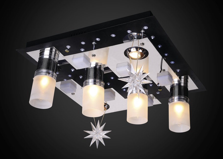 Люстра каскадная Максисвет 1-1026-6-CR-led