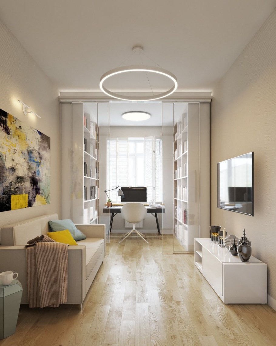 Современный интерьер двухкомнатной квартиры