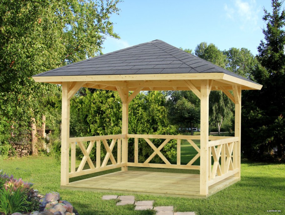 Wooden Gazebo беседки