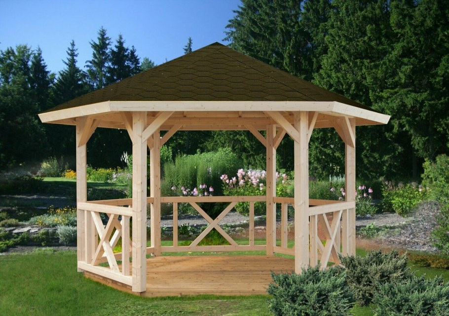 Беседка брусовая Gazebos