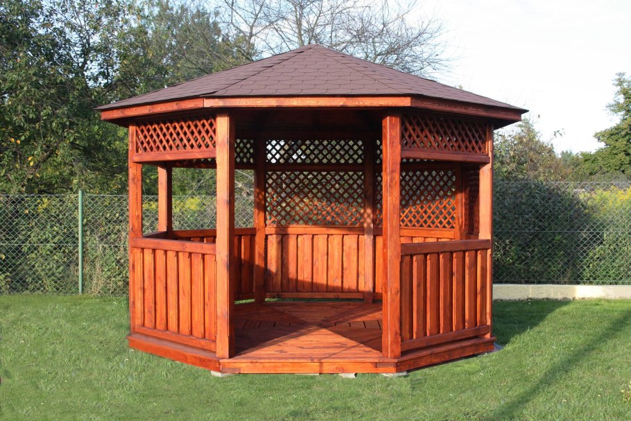 Беседка Дачная деревянная