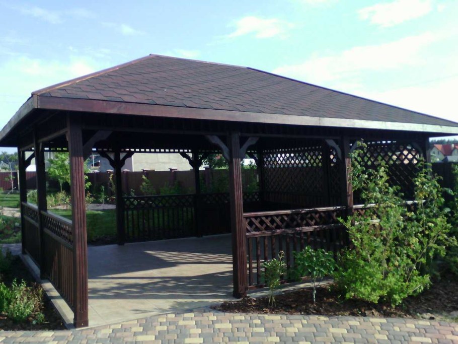 Расцветки беседок