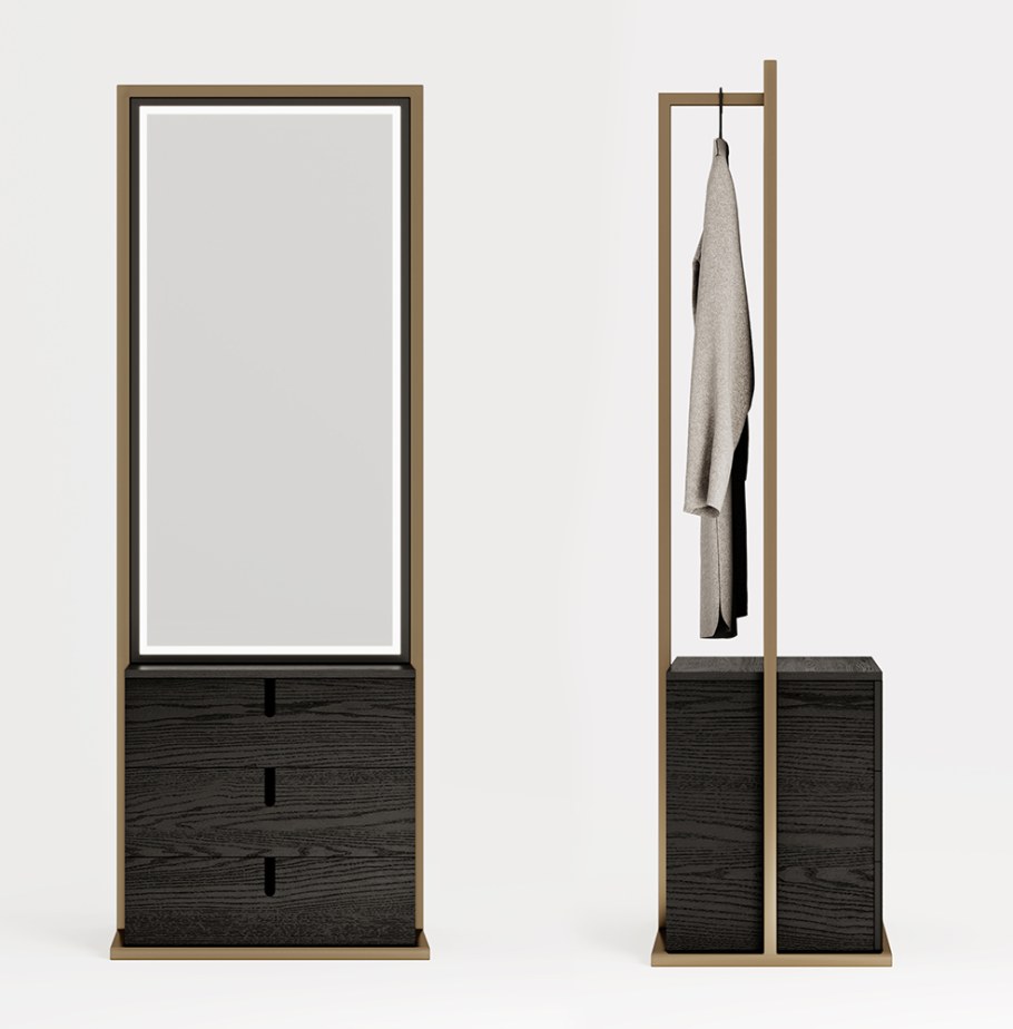 Мебель зеркало с тумбой