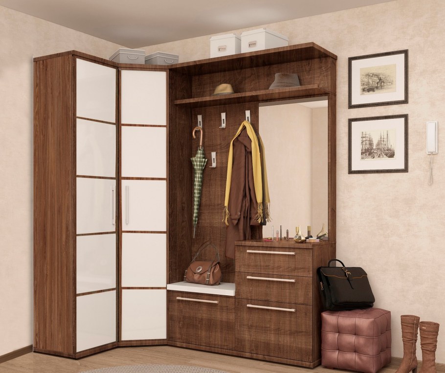 Прихожая угловая