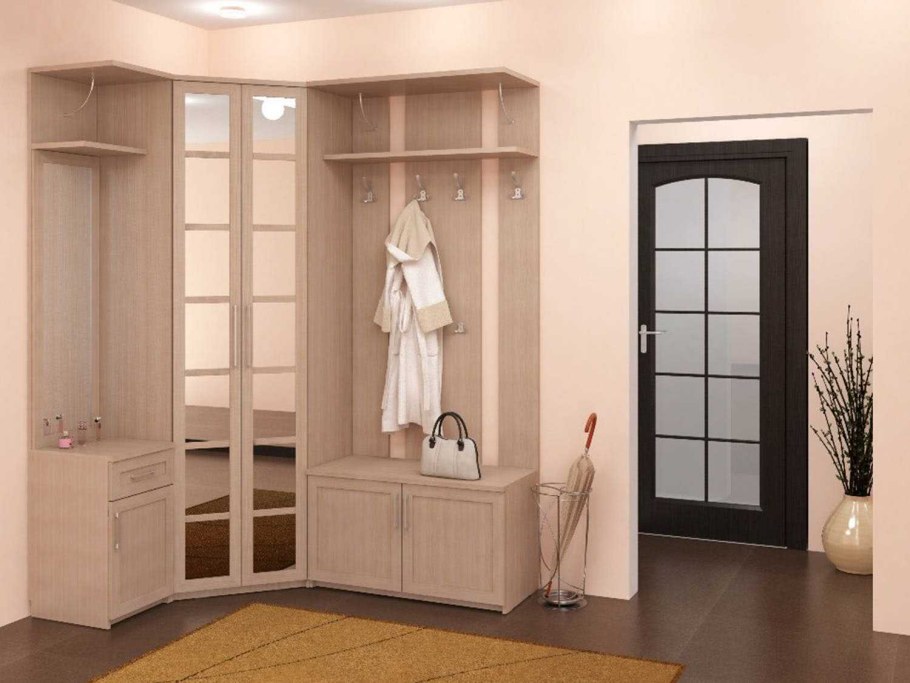 Угловой шкаф в прихожую