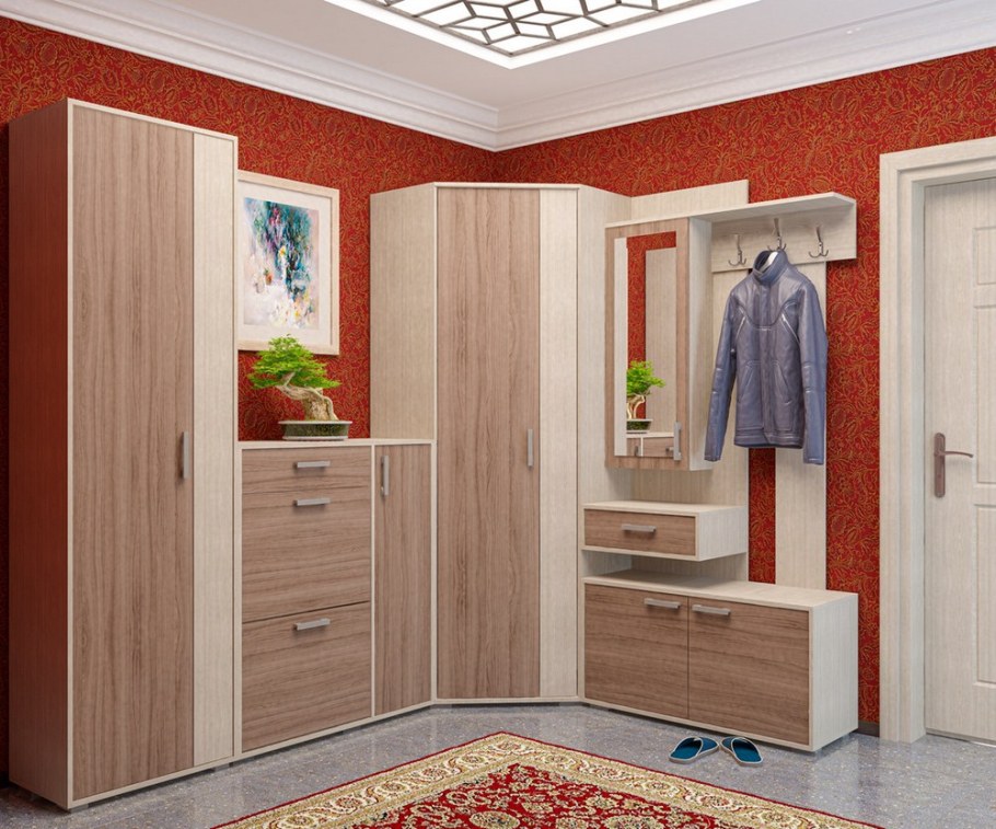 Прихожая угловая