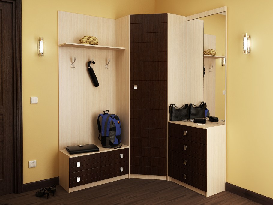 Шкаф в маленькую прихожую