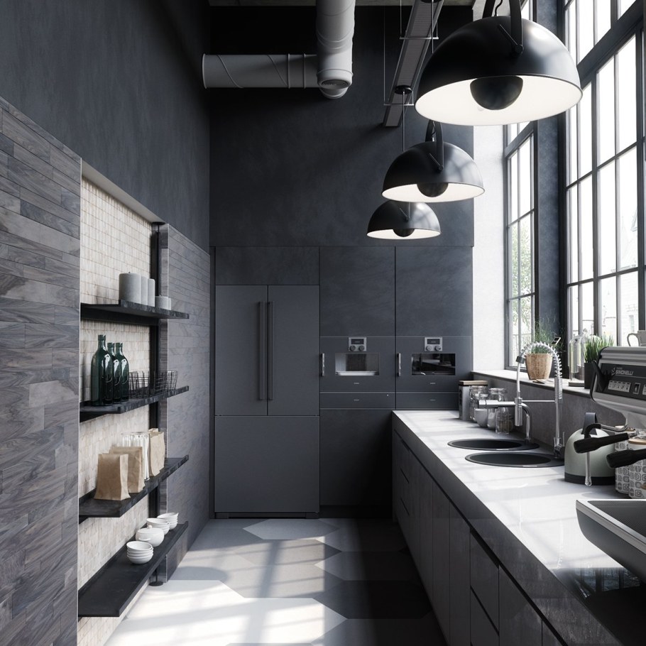 Кухня лофт 2023