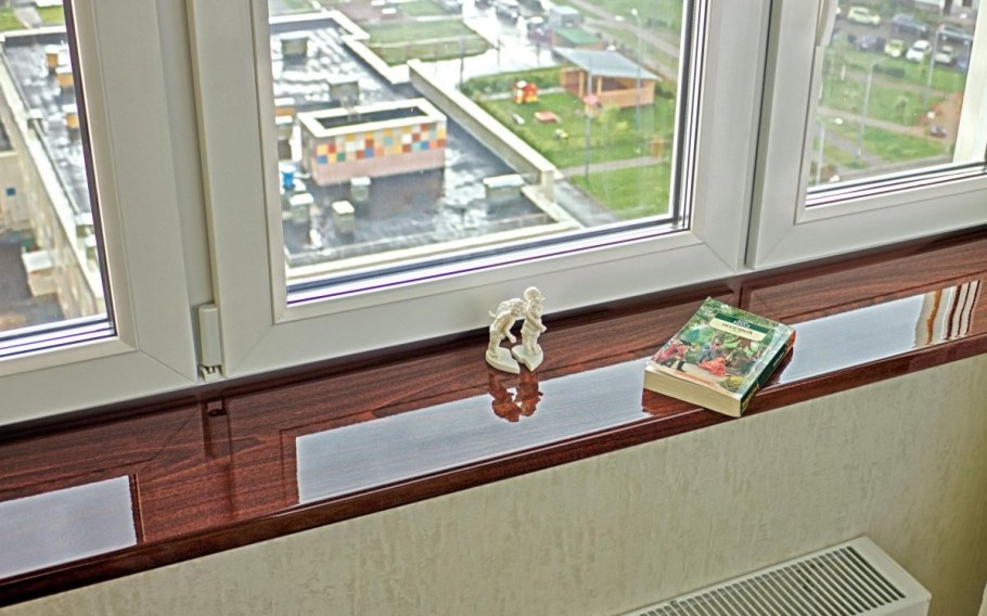 Подоконник Меллер откосы