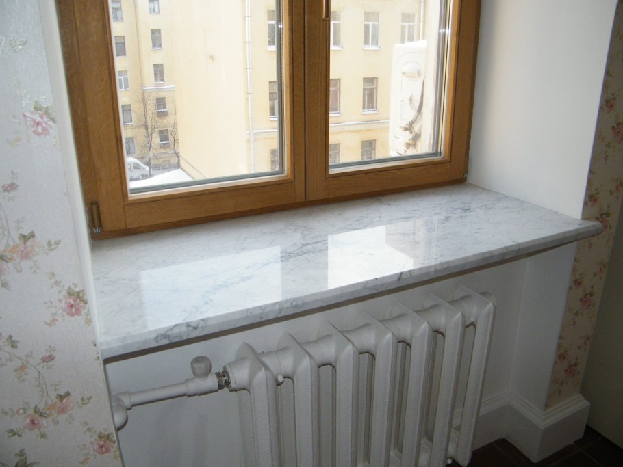 Подоконник Данке серый мрамор