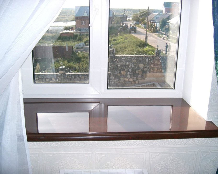 Подоконник Данке венге глянец