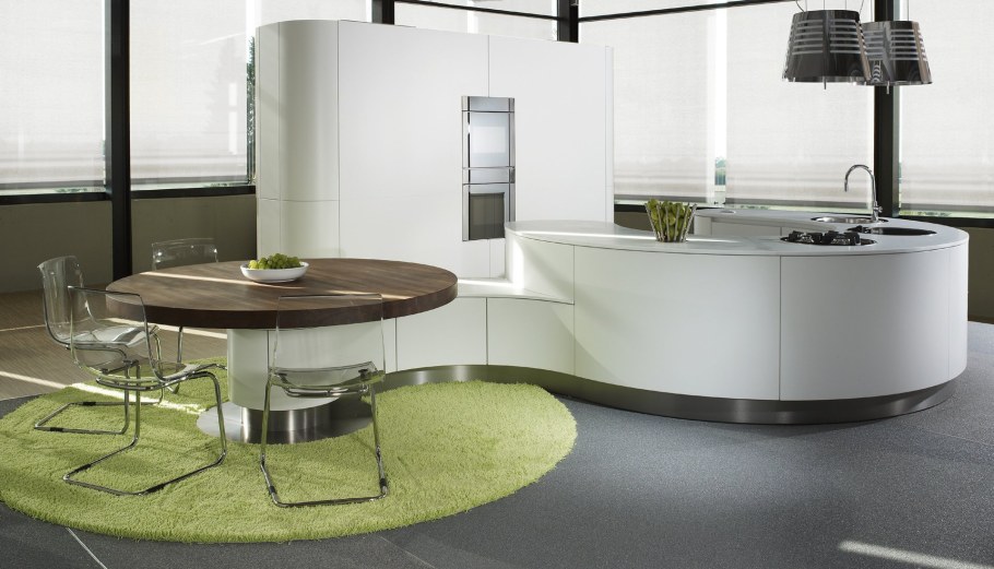 Полукруглая кухня