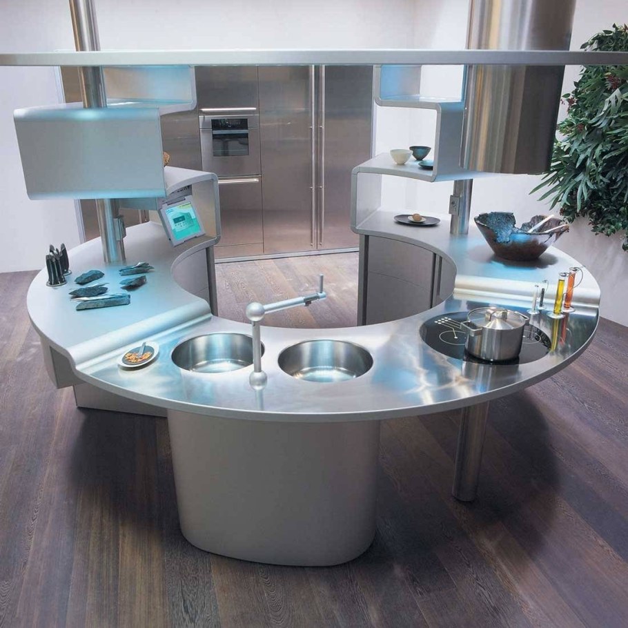 Необычные кухонные гарнитуры