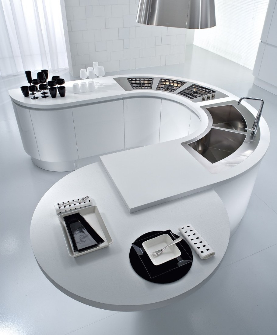 Кухонный остров Заха Хадид