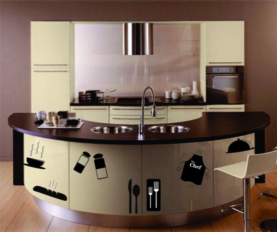 Кухонные гарнитуры полукругом