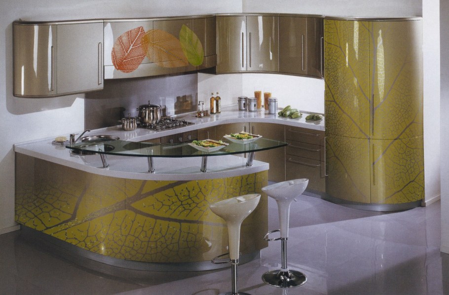 Необычный кухонный гарнитур