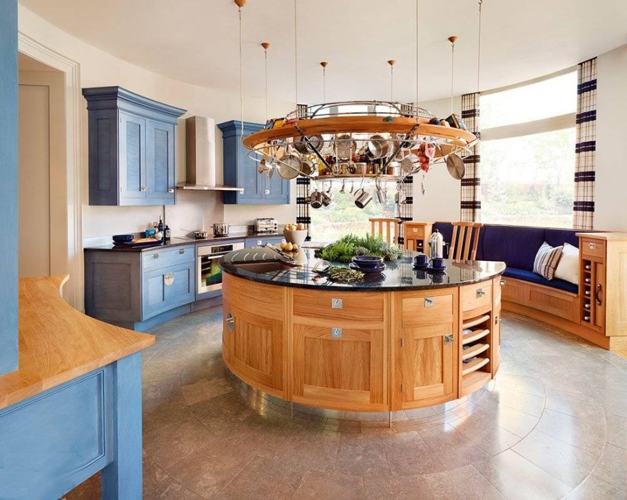 Круглый кухонный остров