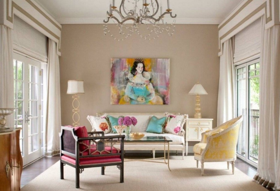 Интерьер в пастельных тонах