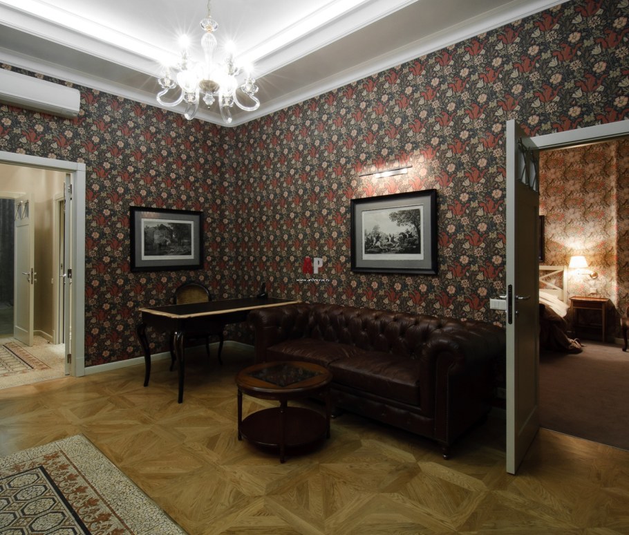 Темные обои в квартире