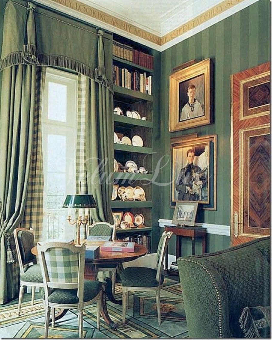 Шторы в английском стиле