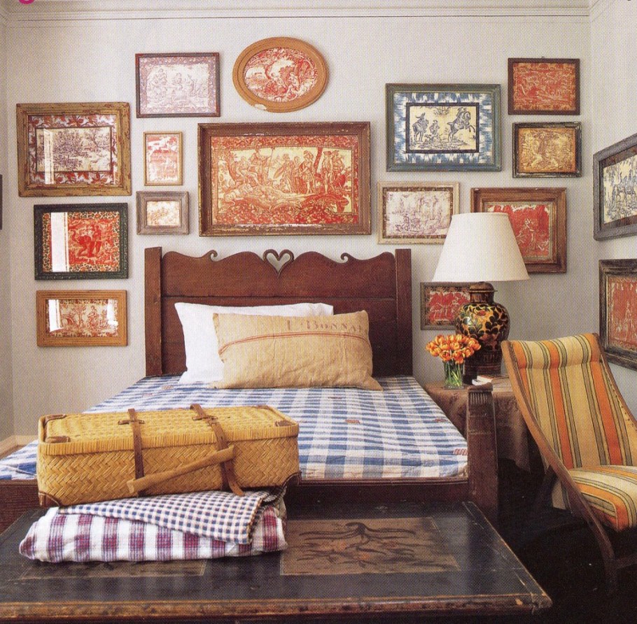 Стены в английском стиле