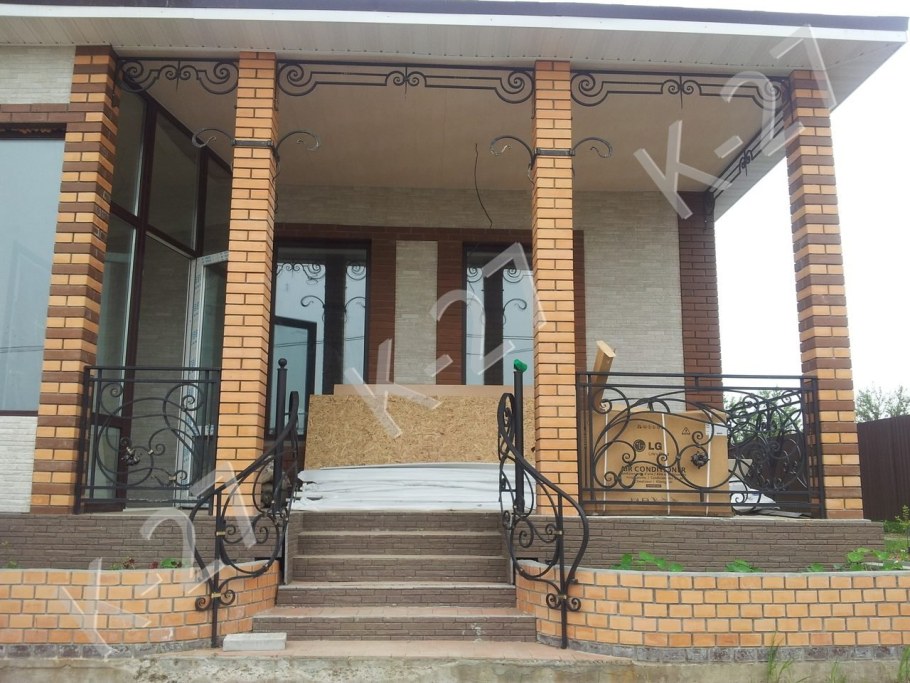 Веранда из кирпича