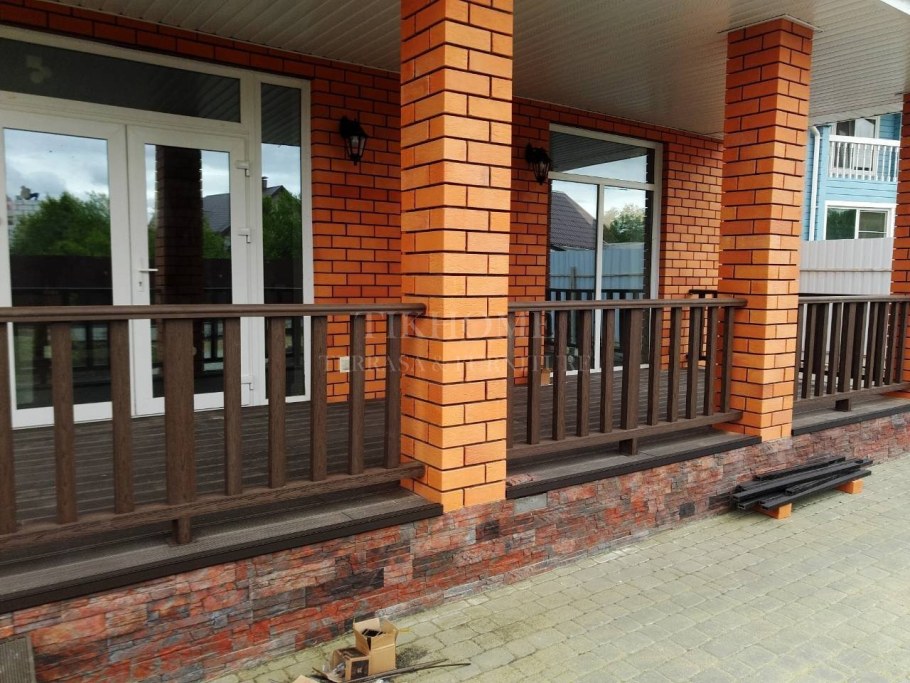 Ограждение открытой террасы