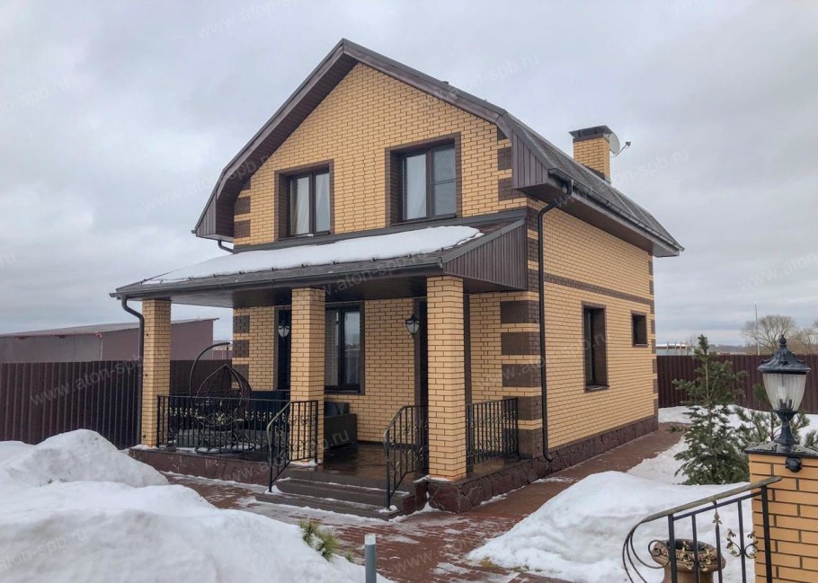 Веранда из кирпича