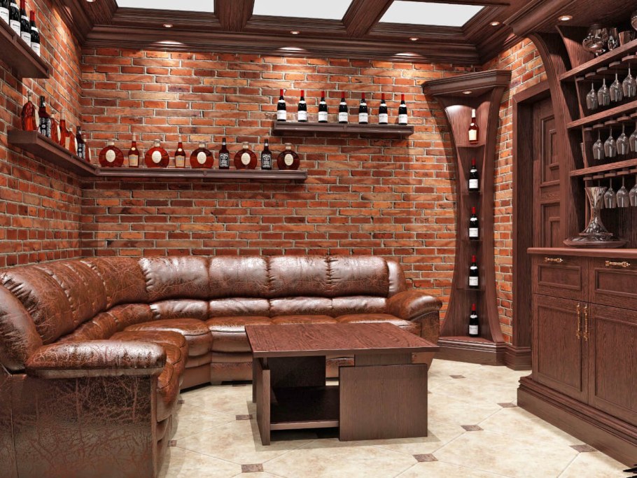 Винный погреб интерьер