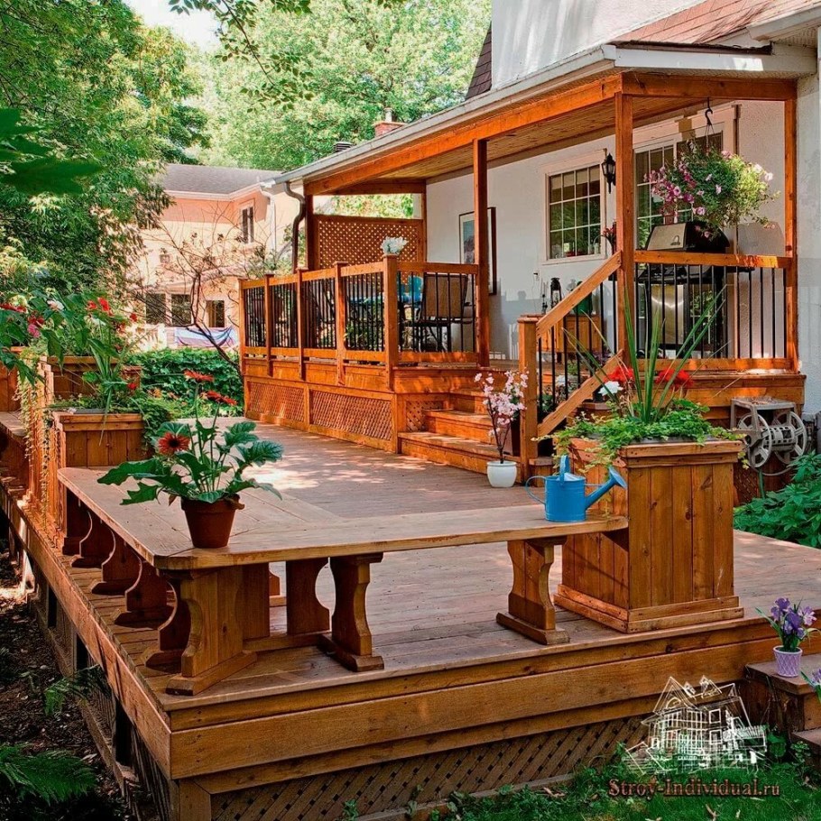 Деревянная веранда