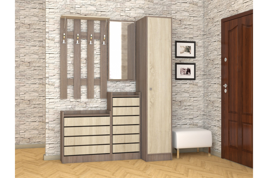 Прихожая Ямайка пенал ЯПП 1