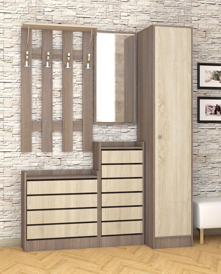 Прихожая Ямайка вешалка ЯПВ-1 ясень