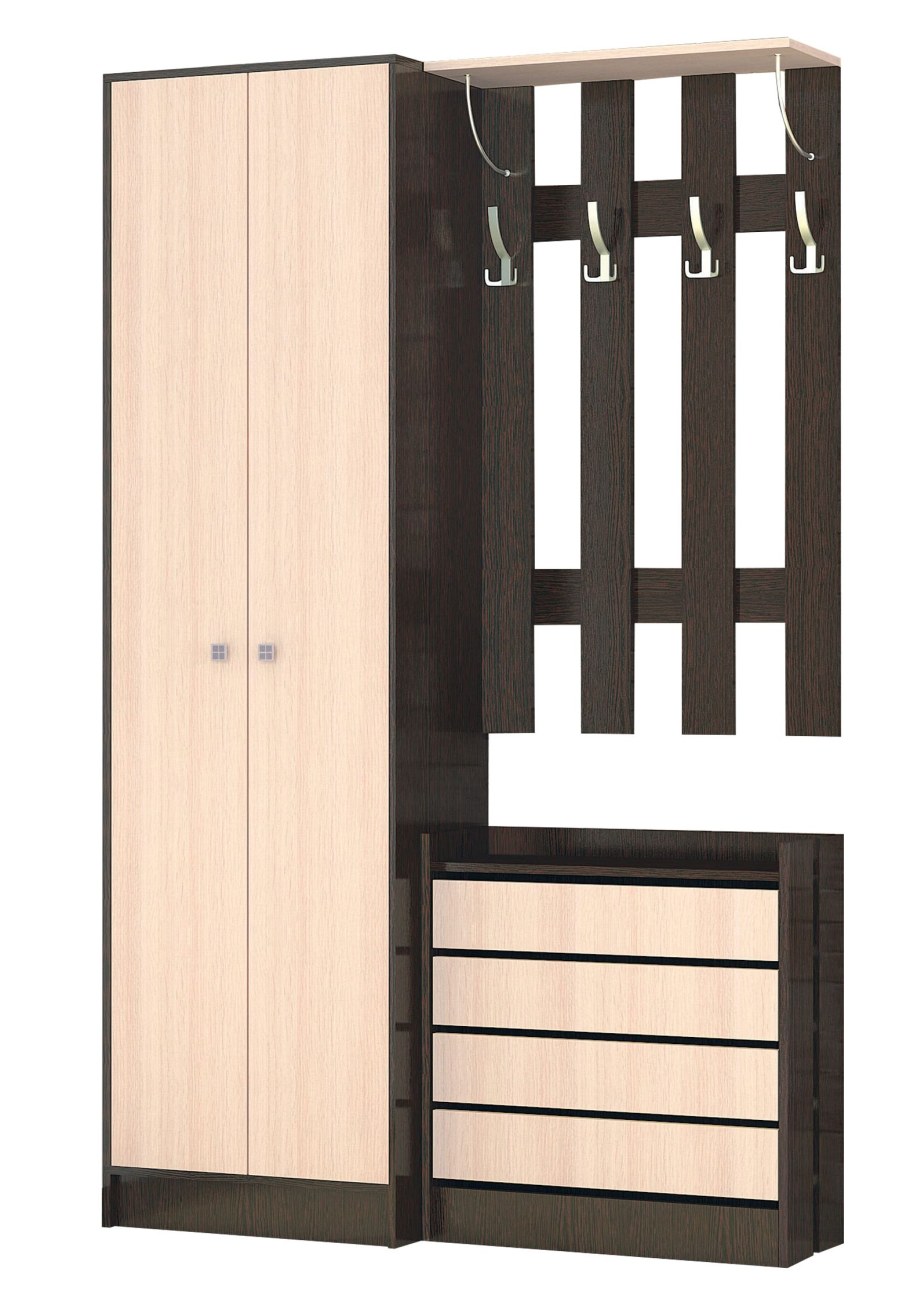 Прихожая Ямайка венге дуб молочный